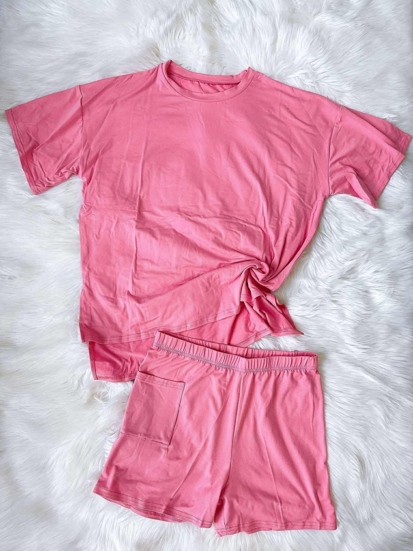 Pre-Order WOMEN’S CASUAL TEE + BIKER SHORTS SET