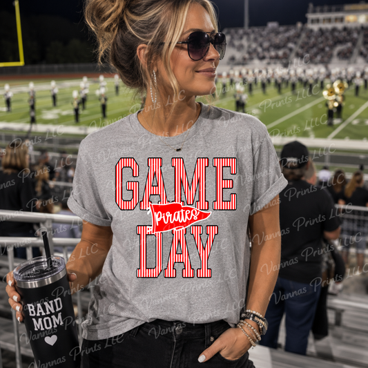 Game Day Stripes - Pirates