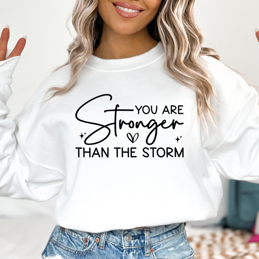 You are stronger than the storm