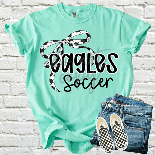 Ribbon bow Custom Soccer