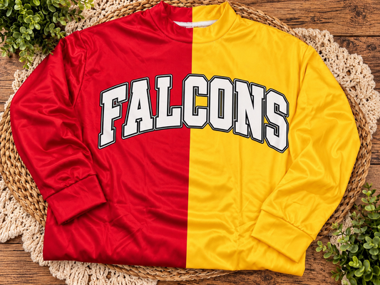 PRE ORDER SPLIT MOCK NECK - Falcons