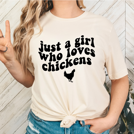 Just a girl who loves chickens