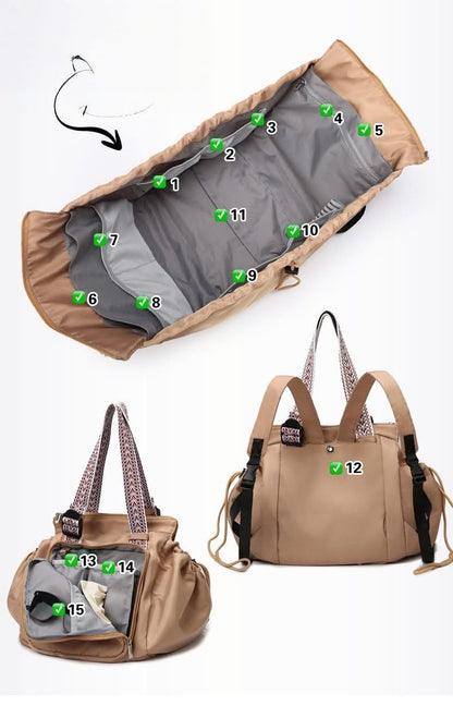 Pre-Order the expandable weekend tote