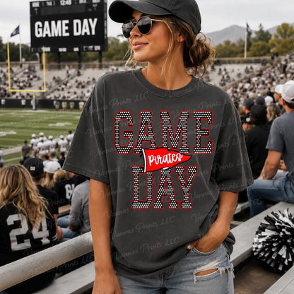 Polka Dots Game Day Pirates