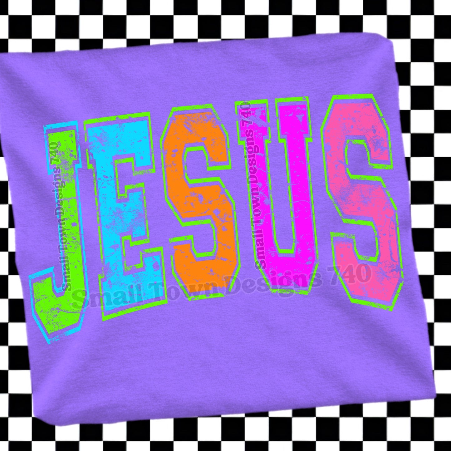 Bright varsity style - JESUS