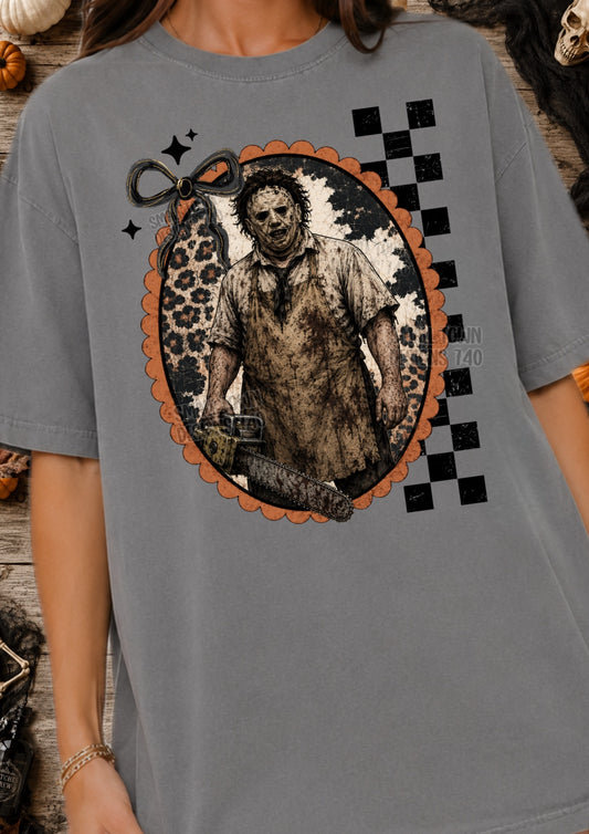 checkered - leather face