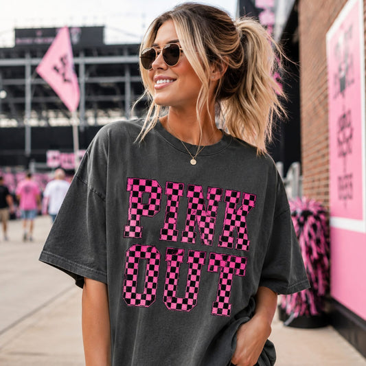 Checkered Pink Out