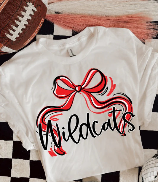 Wildcats Ribbon Bow