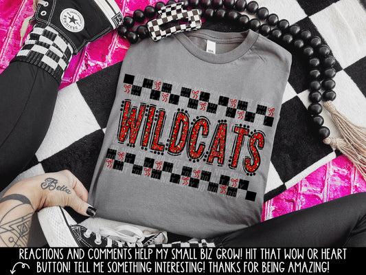 Wildcats Checkered